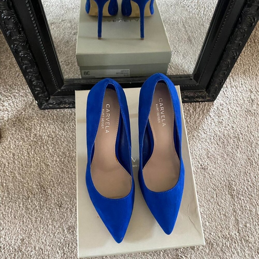 Kurt Geiger Women's Blue Courts